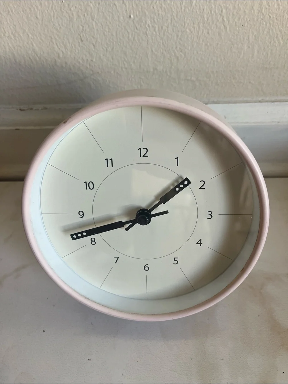 Lightweight Project 62 Blush Decorative Table Top Clock